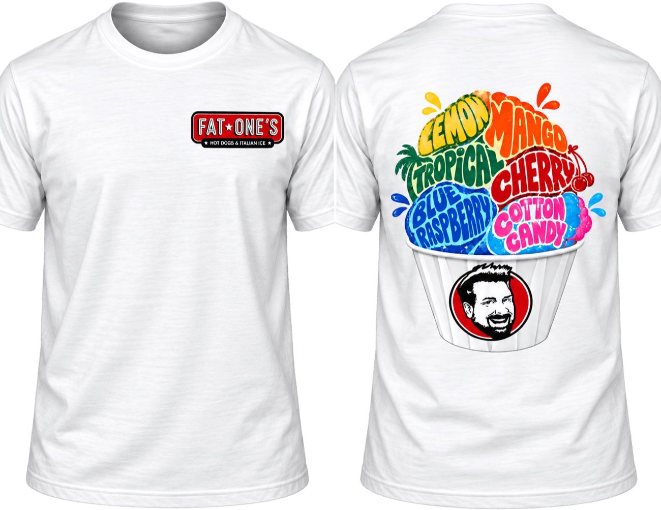 Flavor Cup Tee in White