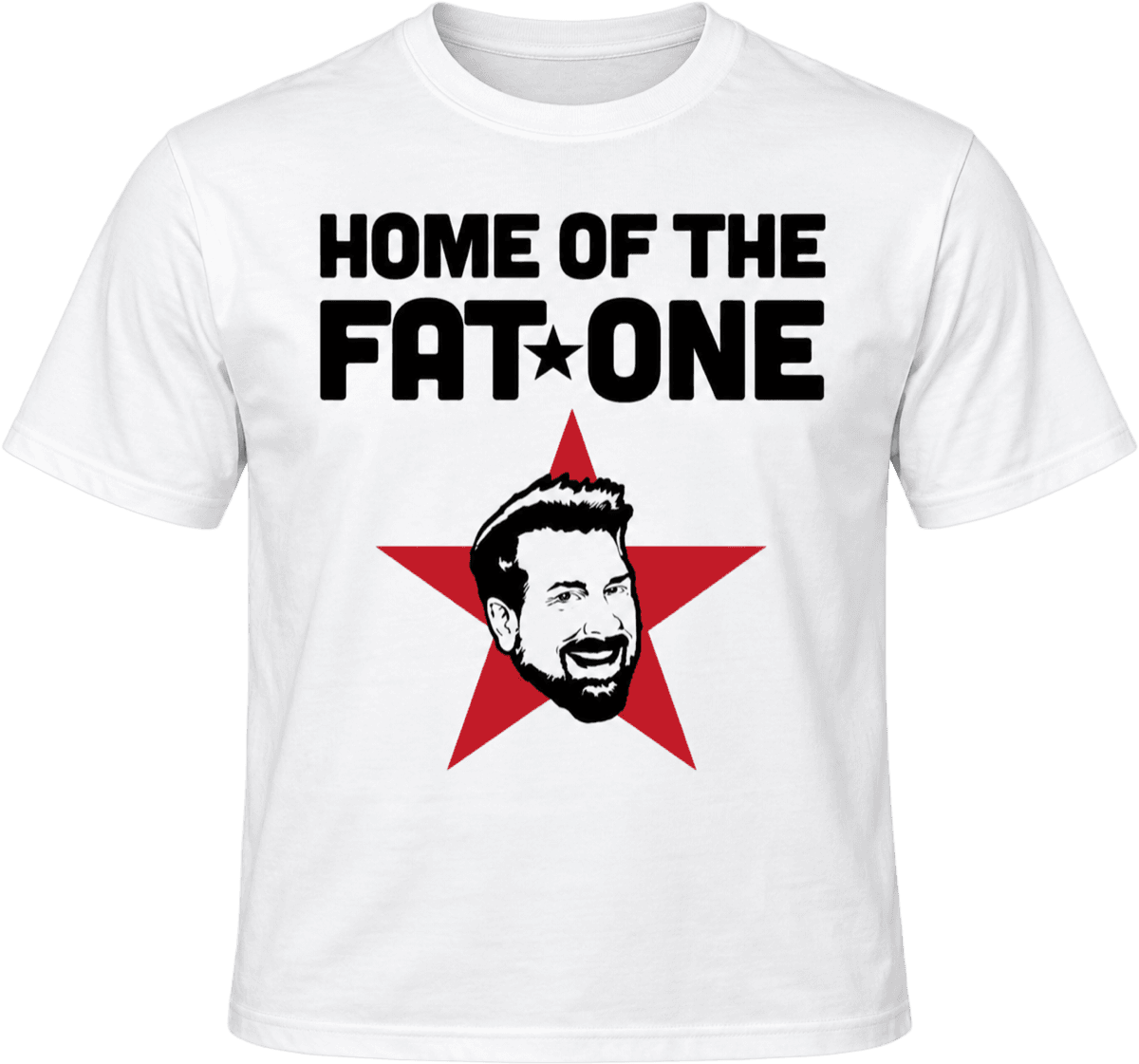 Home of the Fat★One Tee in White